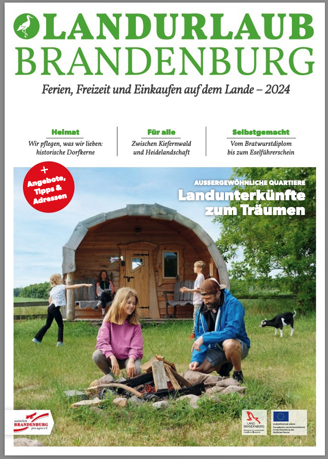 Der neue Katalog „Landurlaub in Brandenburg Ferien, Freizeit und
